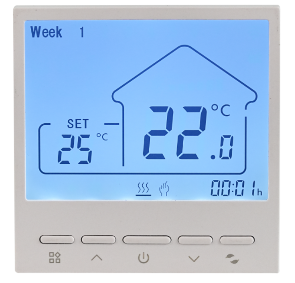 水采暖，周编程，儿童锁，防冻功能（联动）